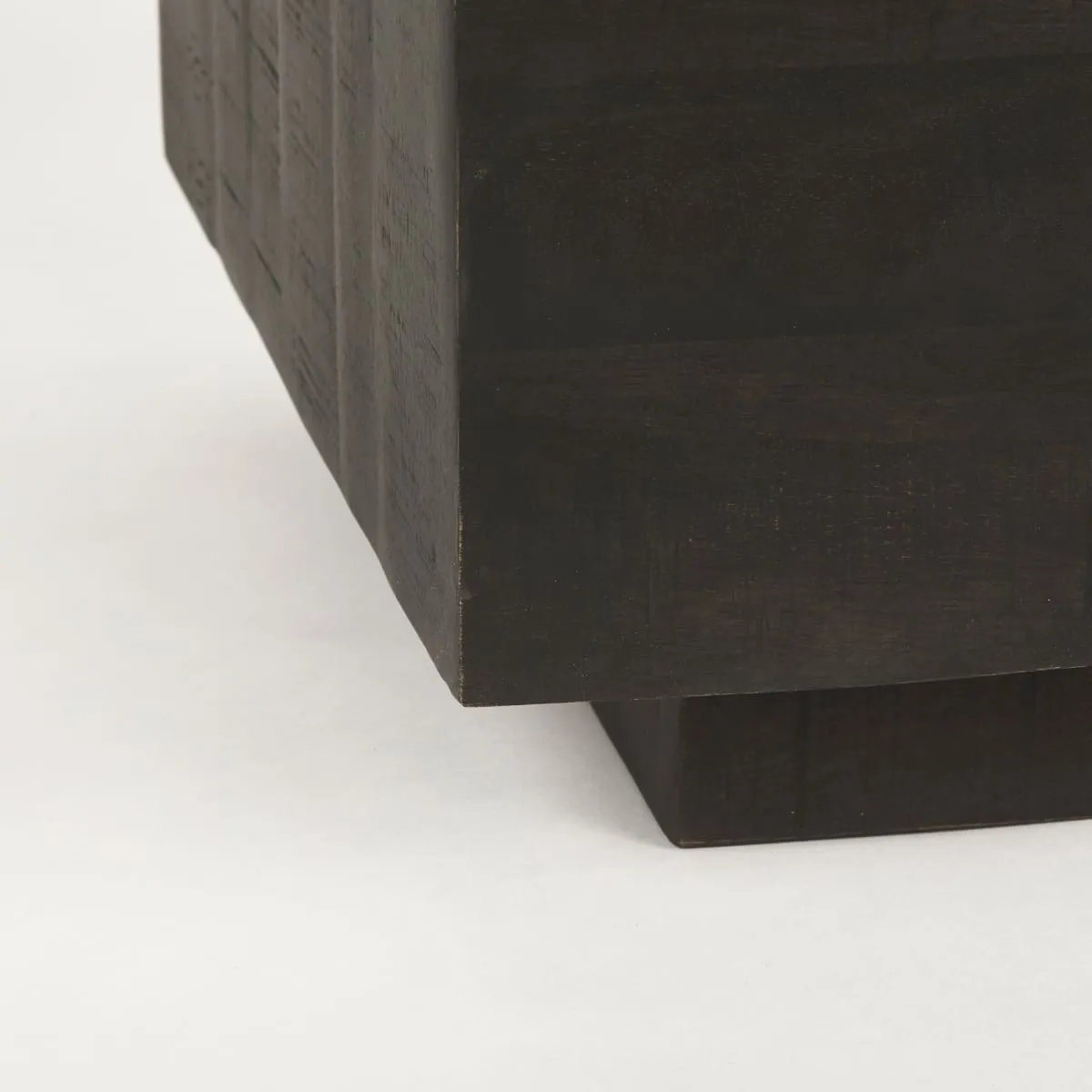 Hayden Coffee Table Dark Brown Wood | Rectangular