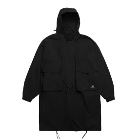 HOMME  Cargo Pocket Trench Coat Black