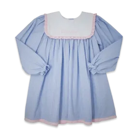 Hope Chest Dress - Blue Minigingham