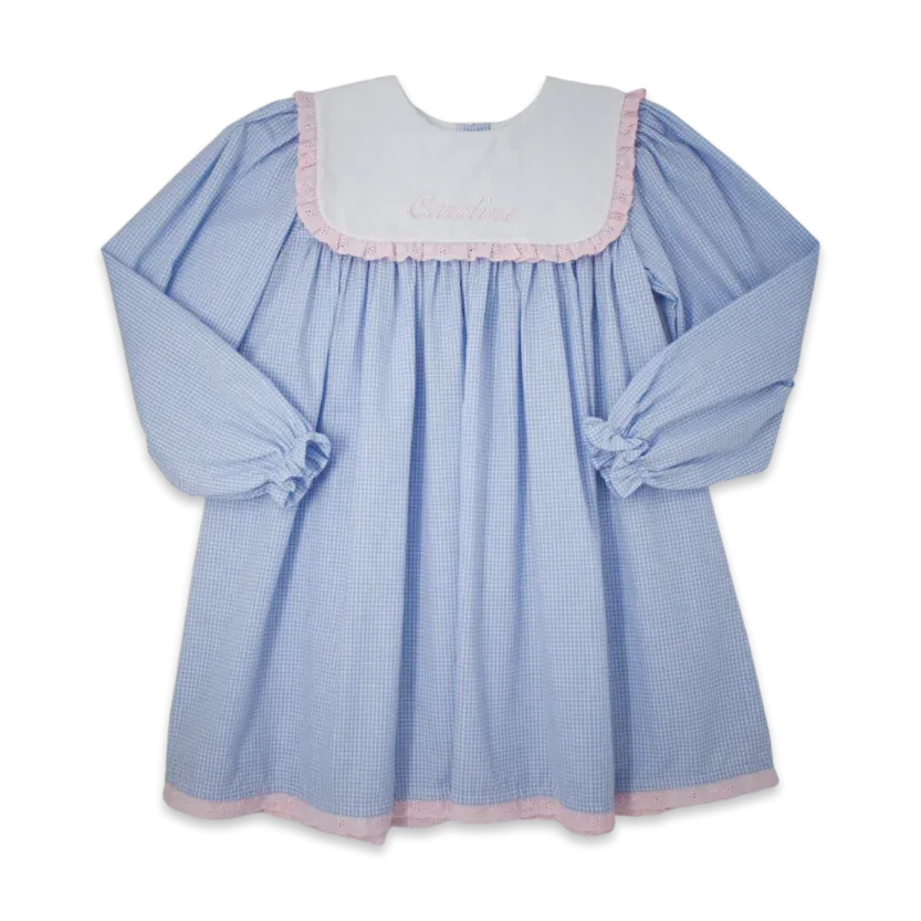 Hope Chest Dress - Blue Minigingham