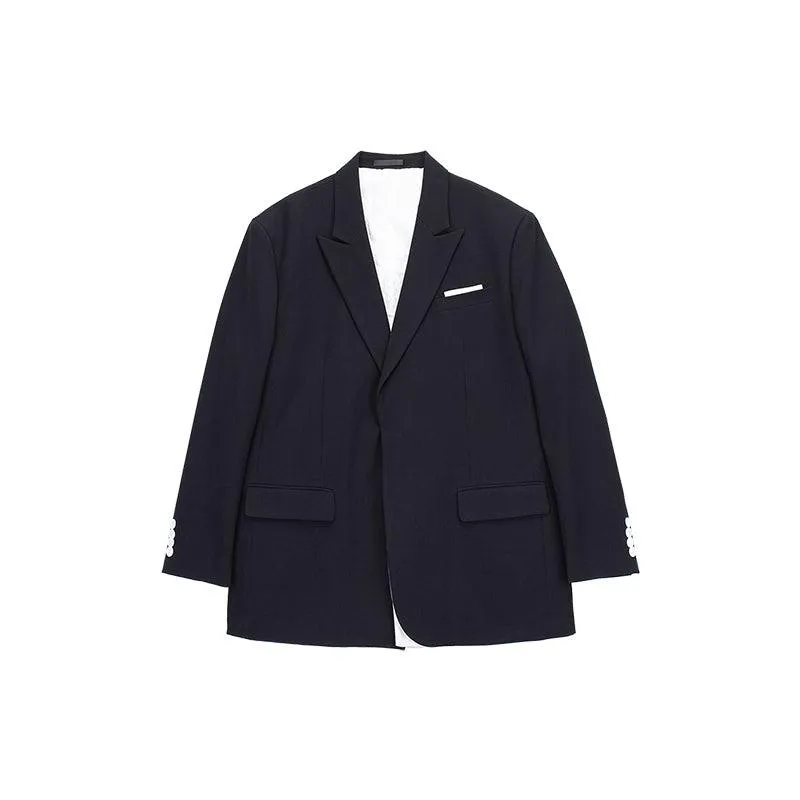 Hua Three Pockets Boxy Blazer and Trousers Set