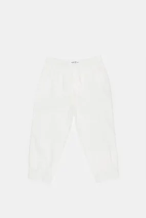 Infant Boys White Twill Chino Jogger