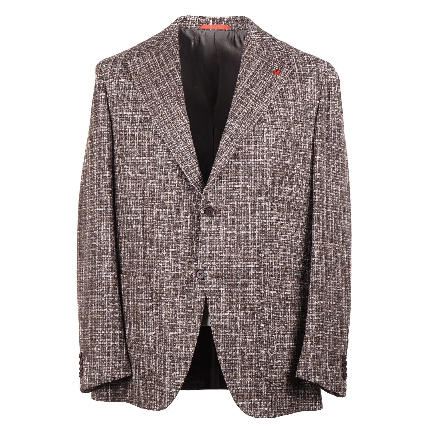 Isaia Textured Wool and Silk Sport Coat