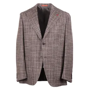 Isaia Textured Wool and Silk Sport Coat