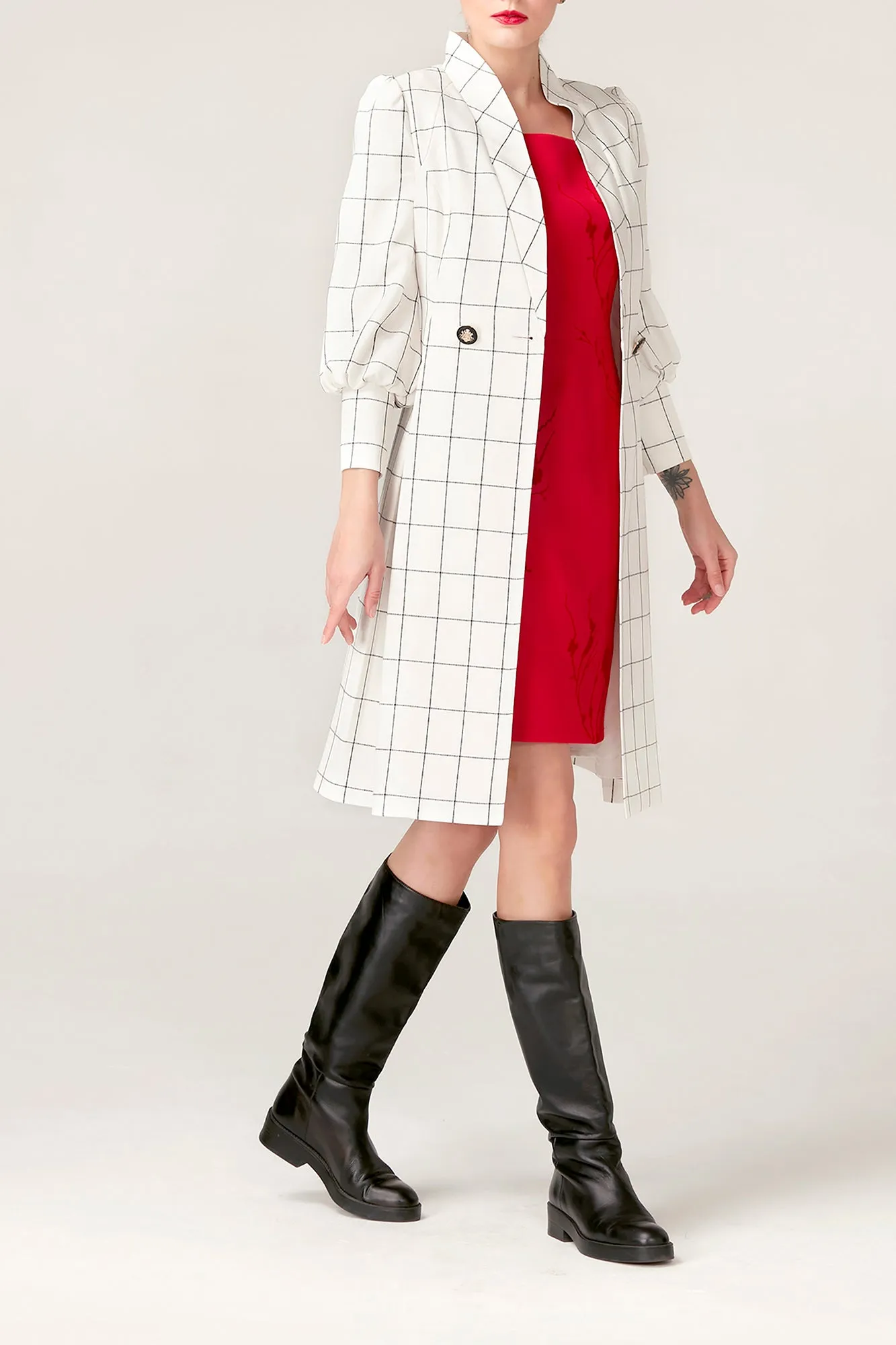 Jenny Han Collar Modern Trench Coat