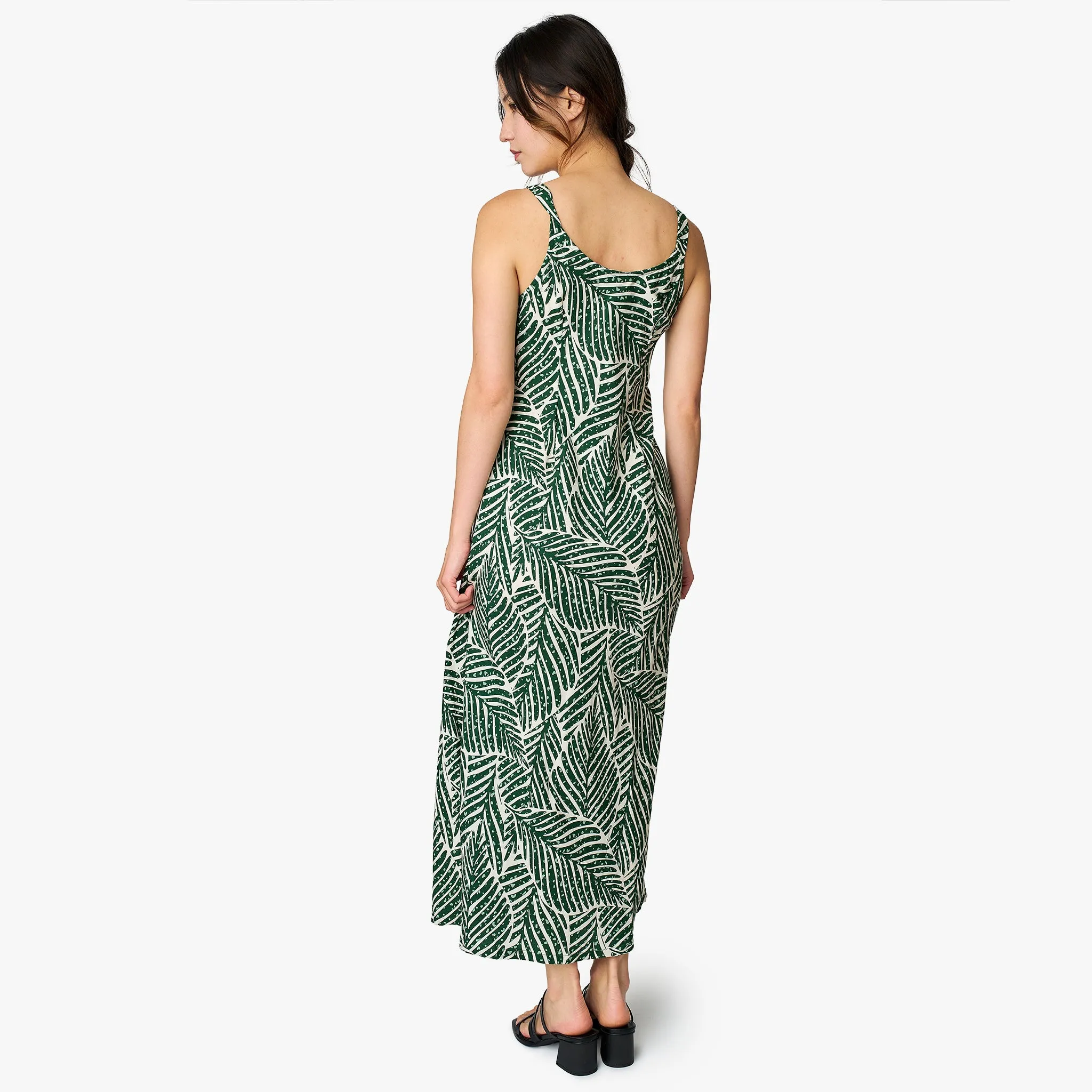 Kiko Leaf Long Dress