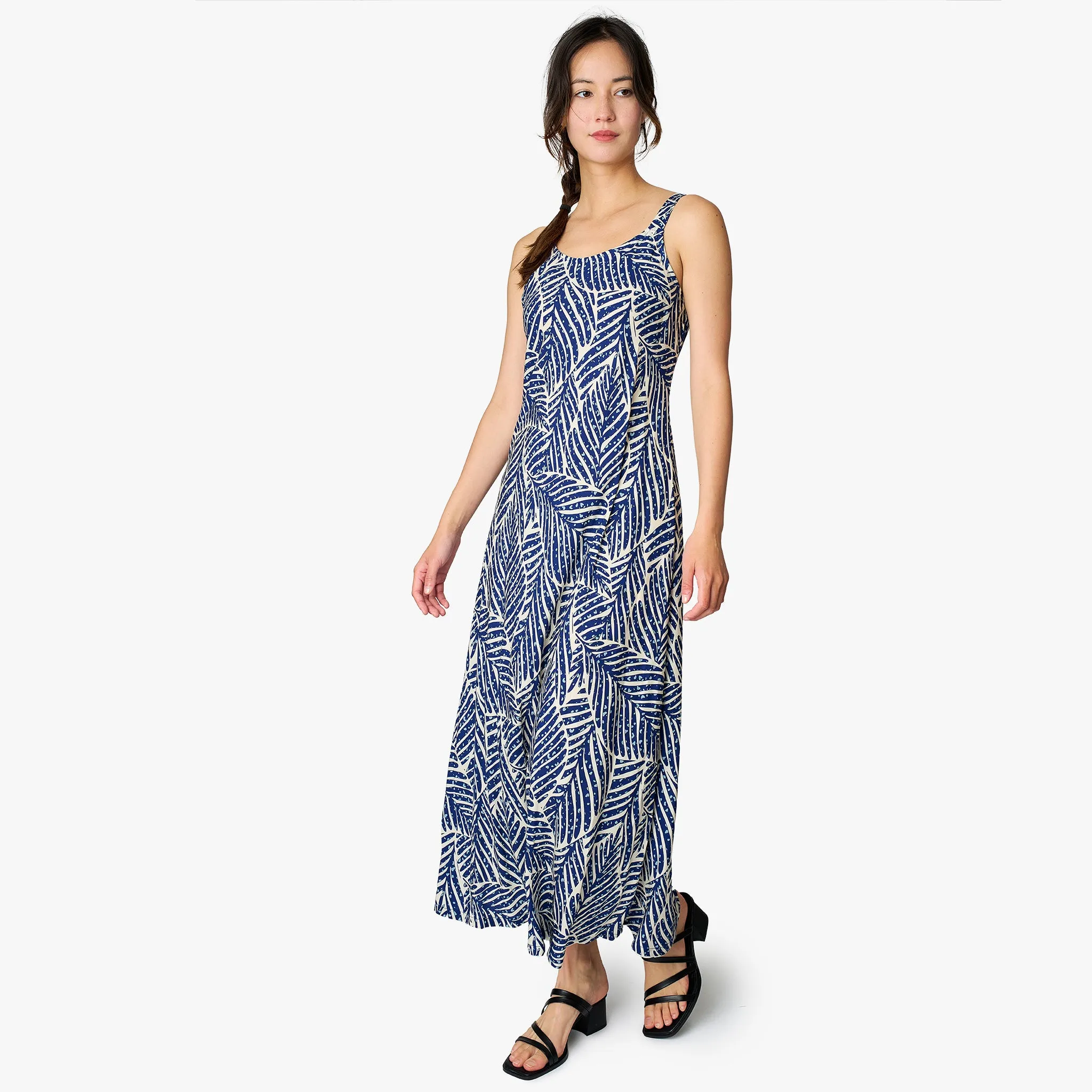 Kiko Leaf Long Dress