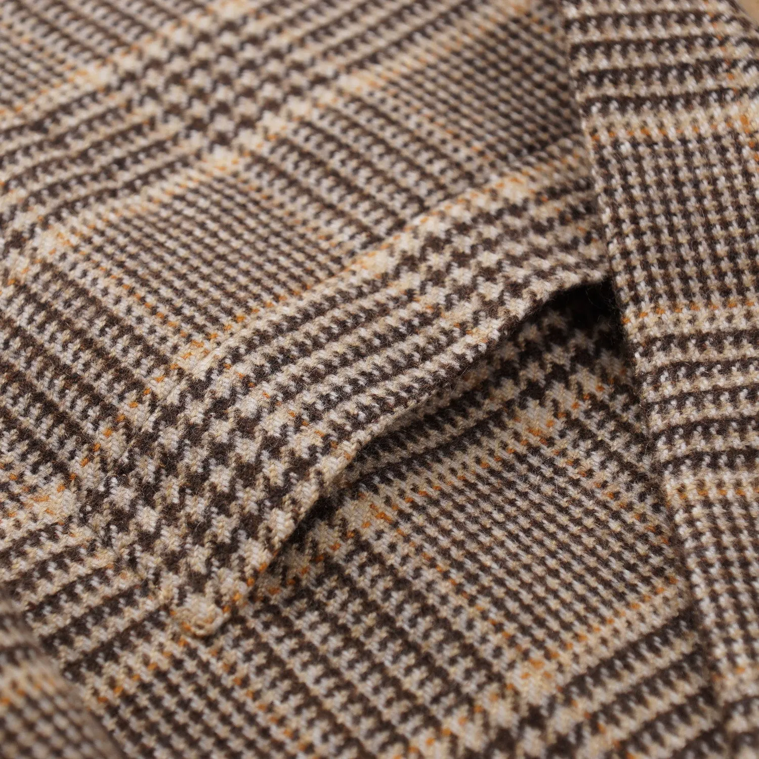 Kiton Layered Check Cashmere Sport Coat