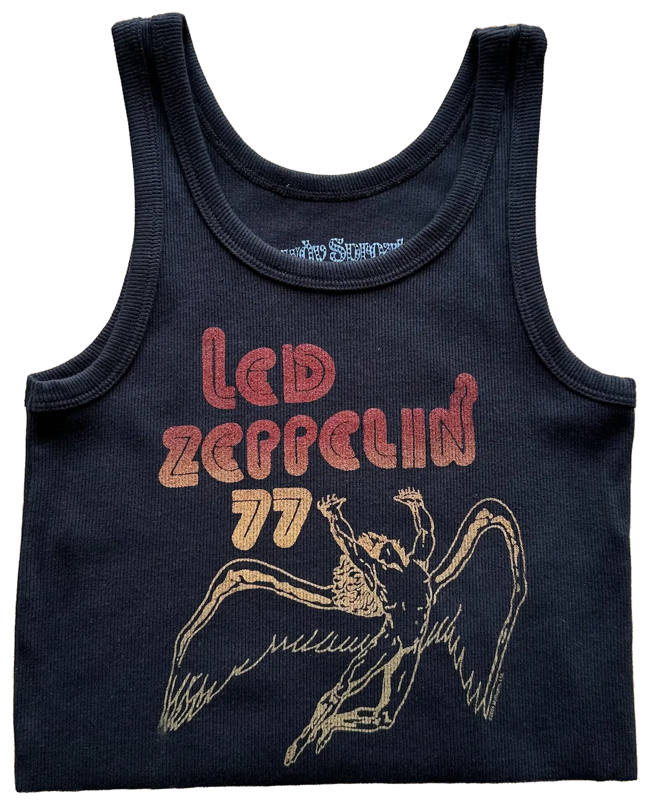 Led Zeppelin Crop Tank Top