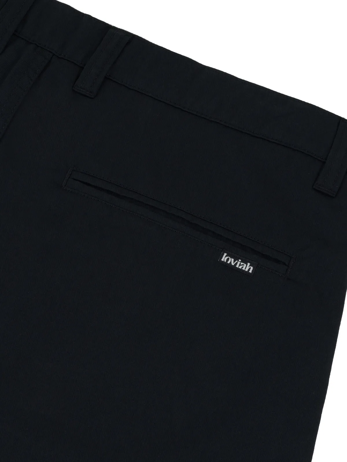 LOVIAH CHINO PANTS LIGHT BLACK