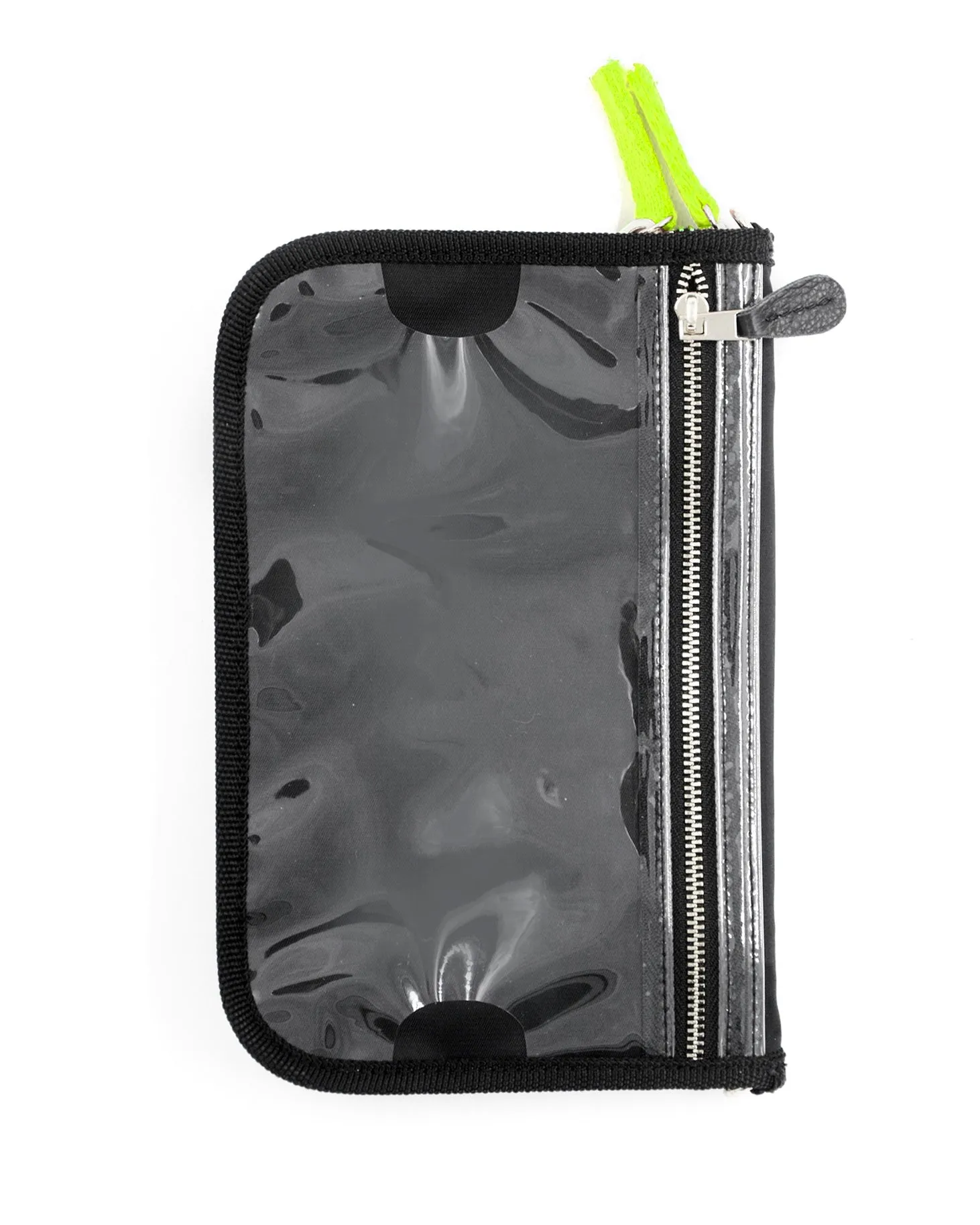 <A 001f> Fungolia MA1 Passport Holder (Black/Lime green)