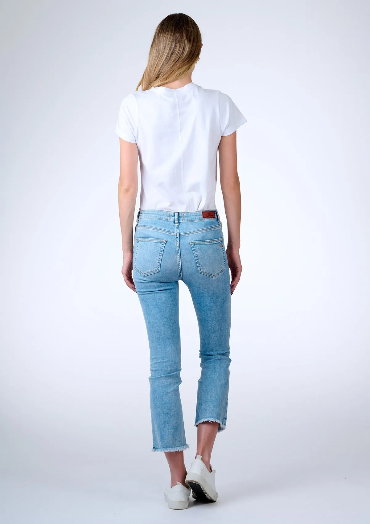 Lynda Ennio High Rise Crop Jean