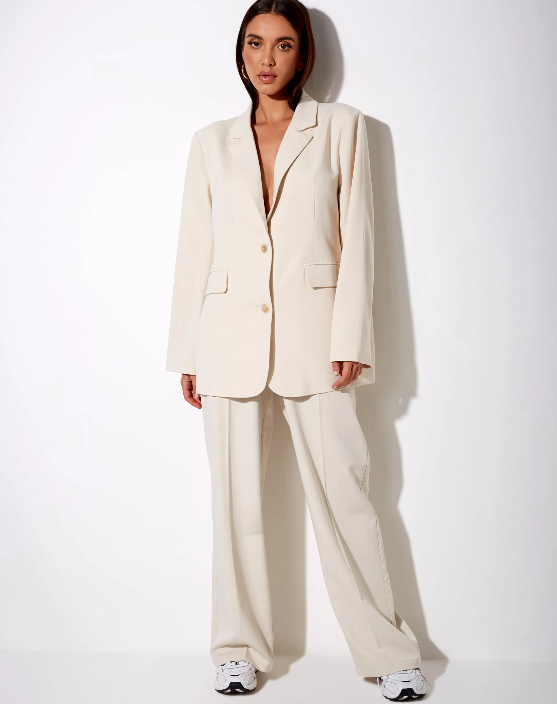 Maiwa Blazer in Cream