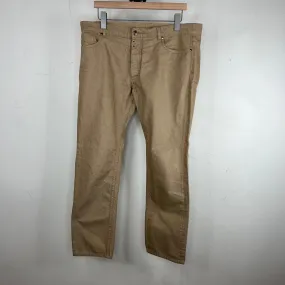 Margiela Tan Straight Cut Denim Jeans