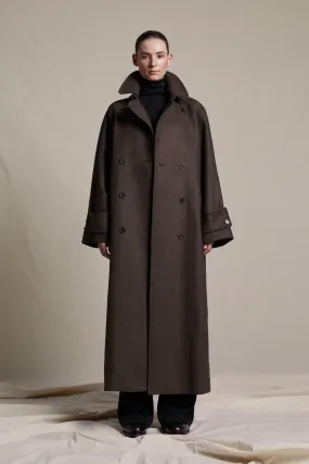 MARK TAN - Clarabelle Coat - Brown Melange