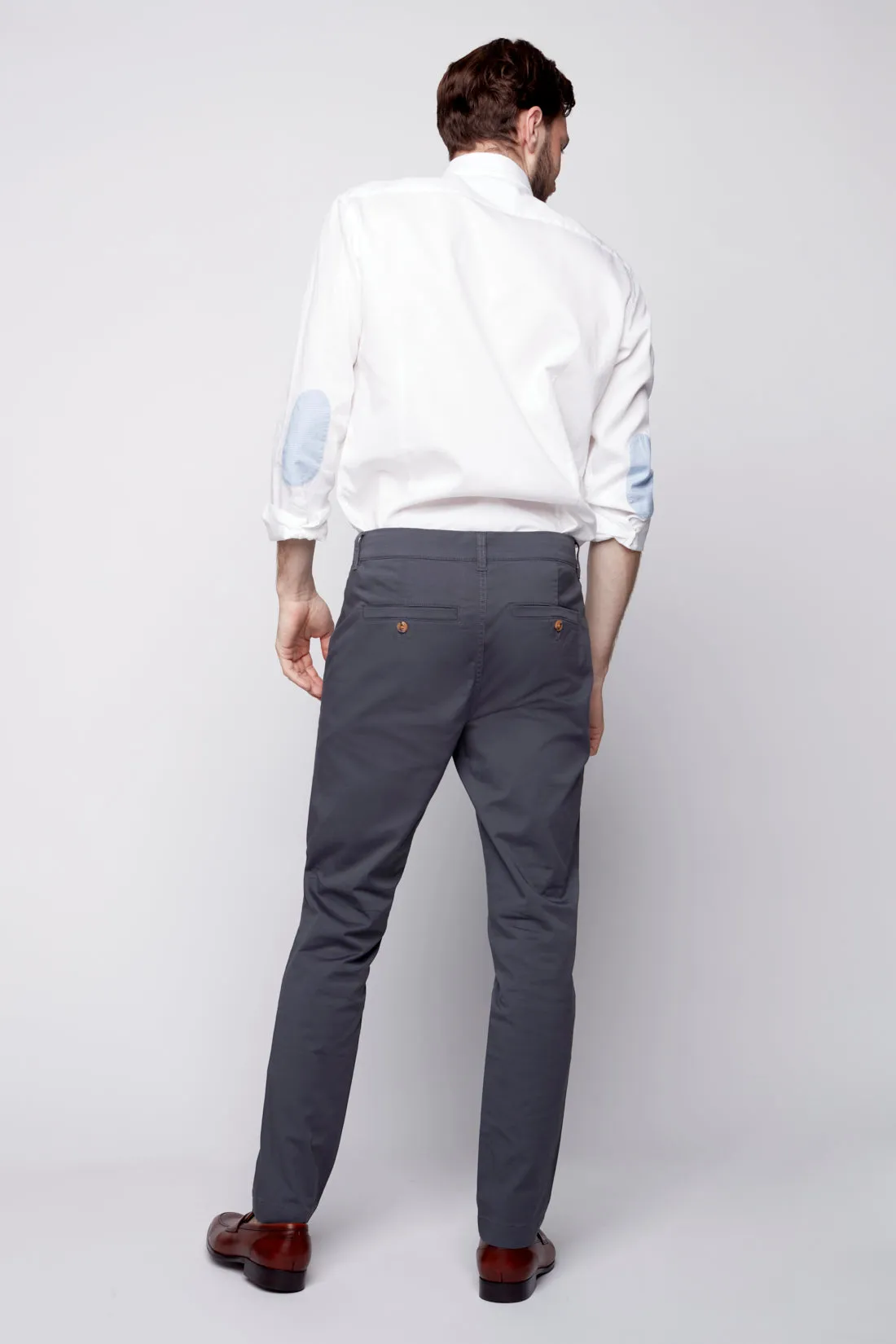 MARLEY - Slim Fit Chinos - Dark Grey