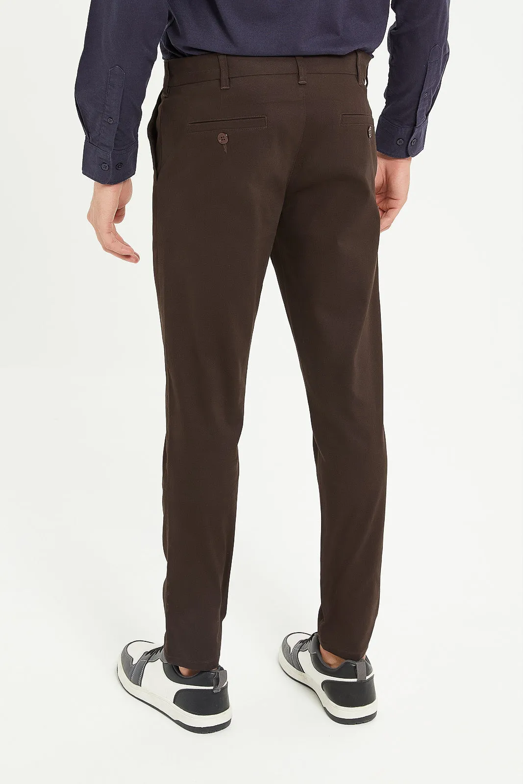 Men Brown Chino Trouser