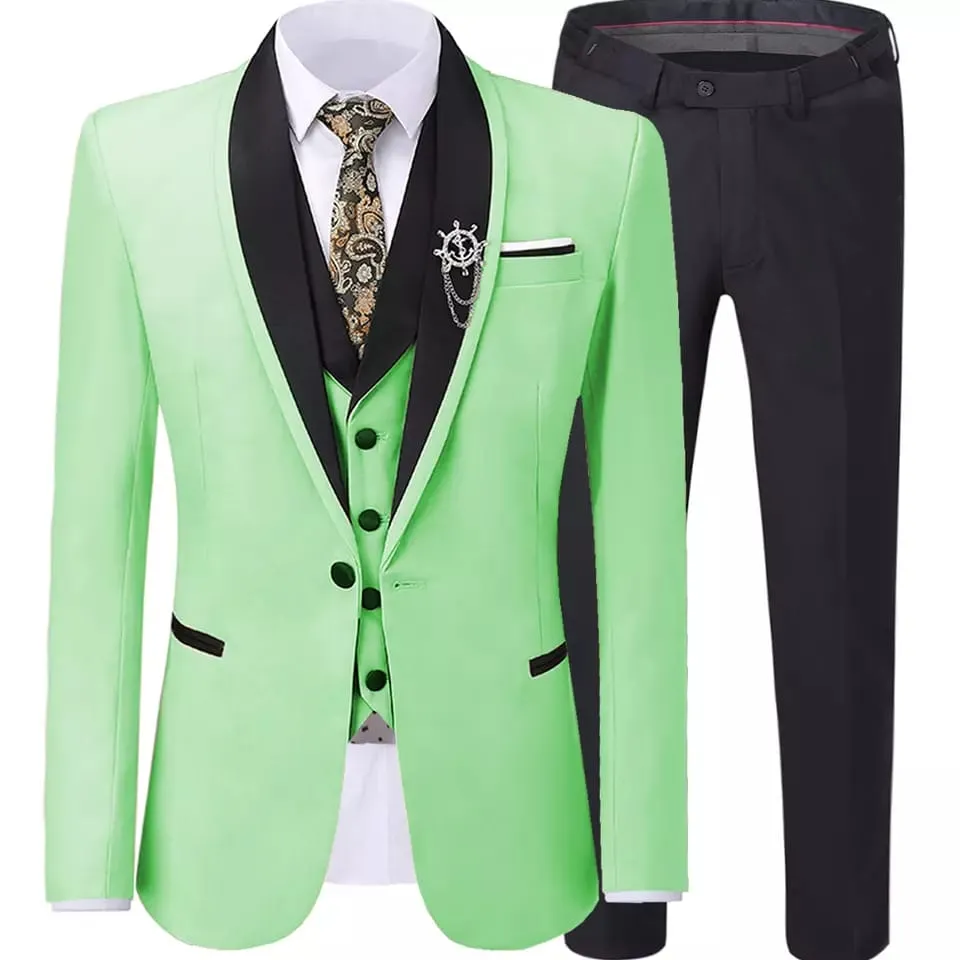 Men three piece  slim fit suits