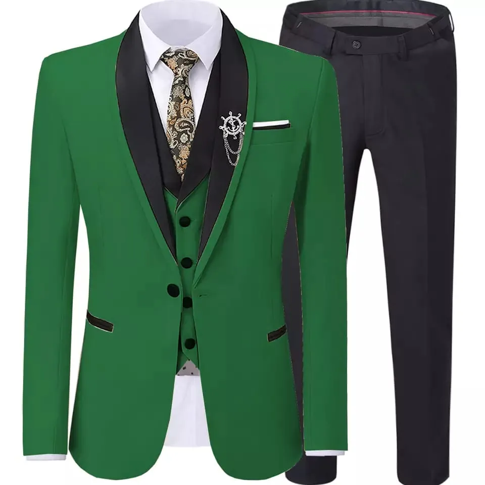 Men three piece  slim fit suits