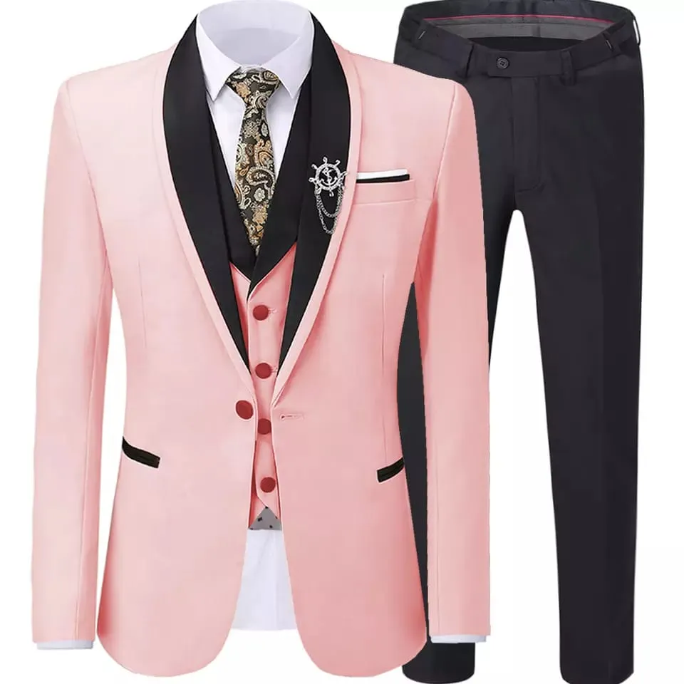 Men three piece  slim fit suits