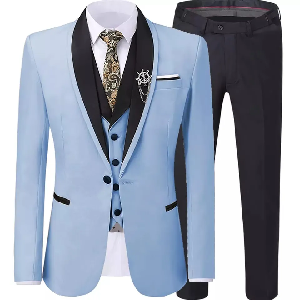 Men three piece  slim fit suits