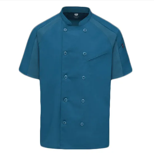 MEN'S AIRFLOW RAGLAN CHEF COAT WITH OILBLOK