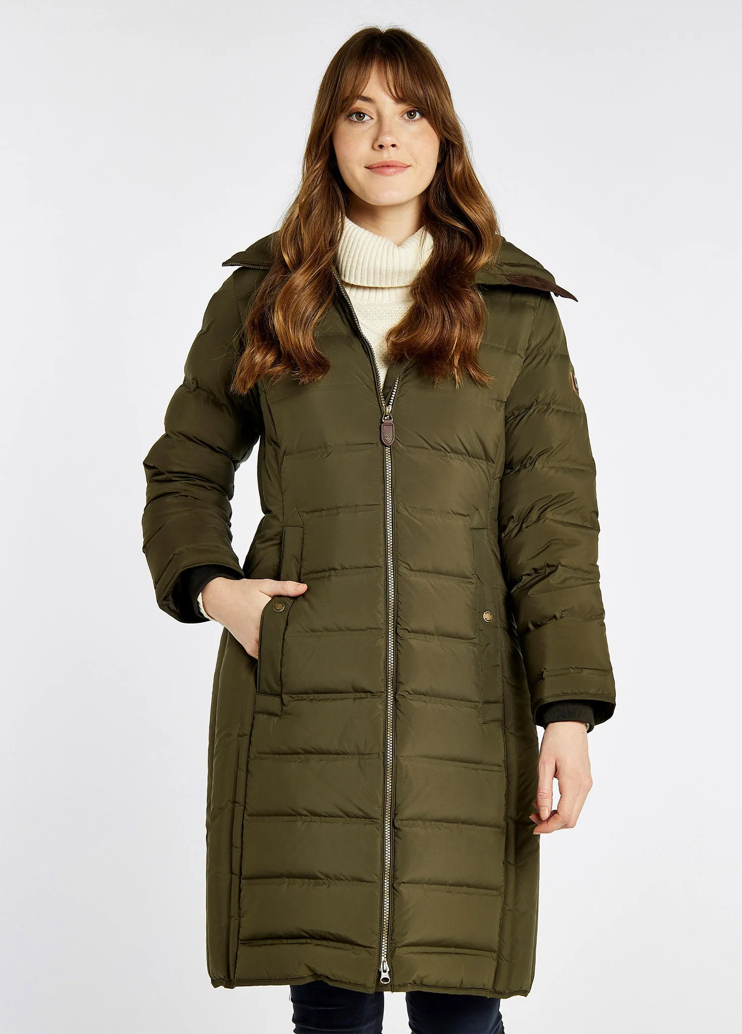 Meyers long length coat - Olive