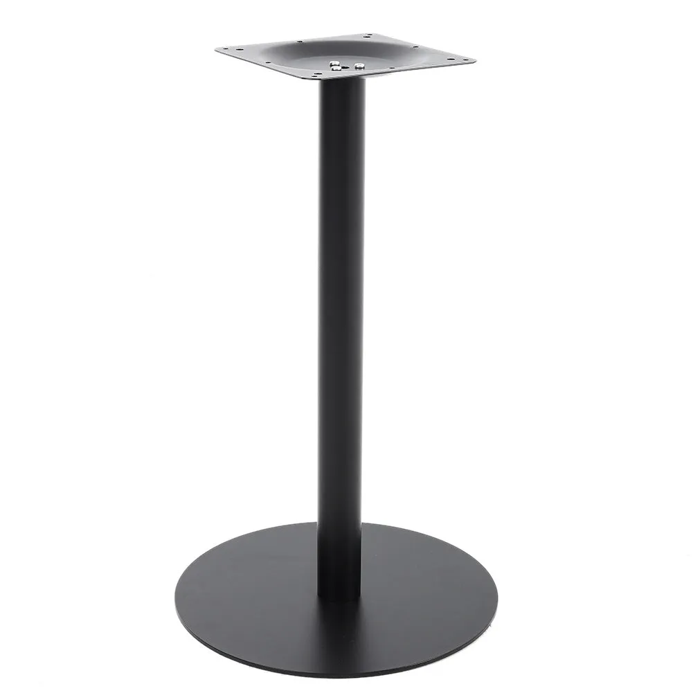 Minimalist Dining Table Base Black Single Pedestal Table