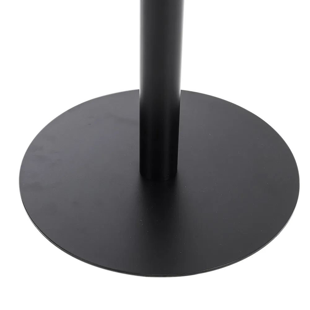 Minimalist Dining Table Base Black Single Pedestal Table