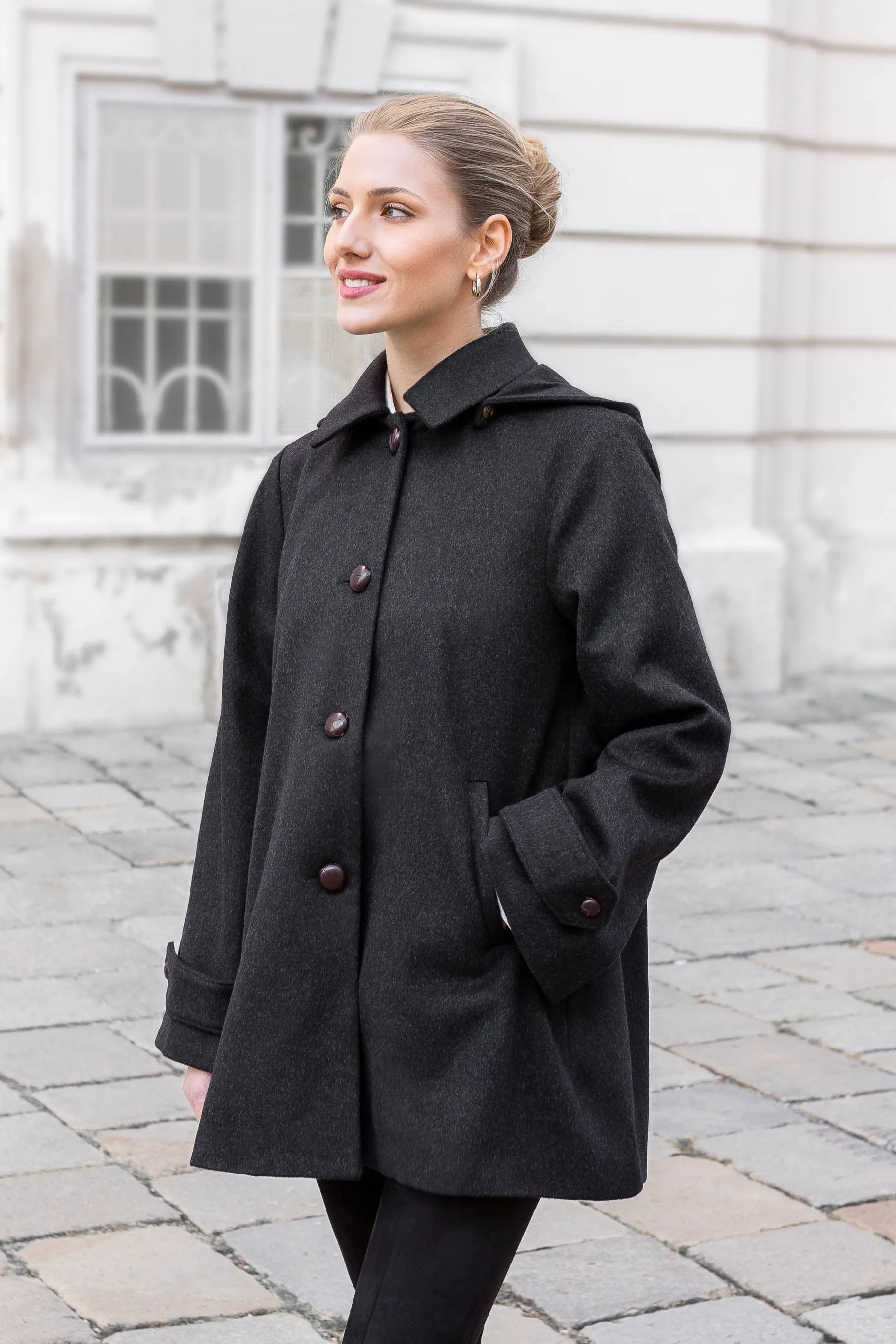 Nadya Loden Coat in Tan