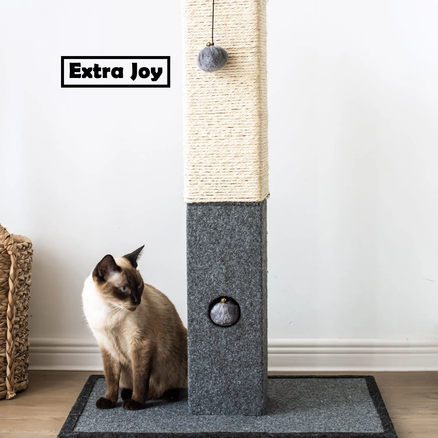 Natural Minimalist Cat Scratching Post