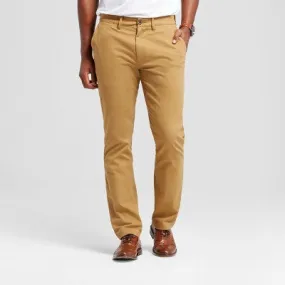 New - Men's Every Wear Athletic Fit Chino Pants - Goodfellow & Co Dapper Brown 28x30