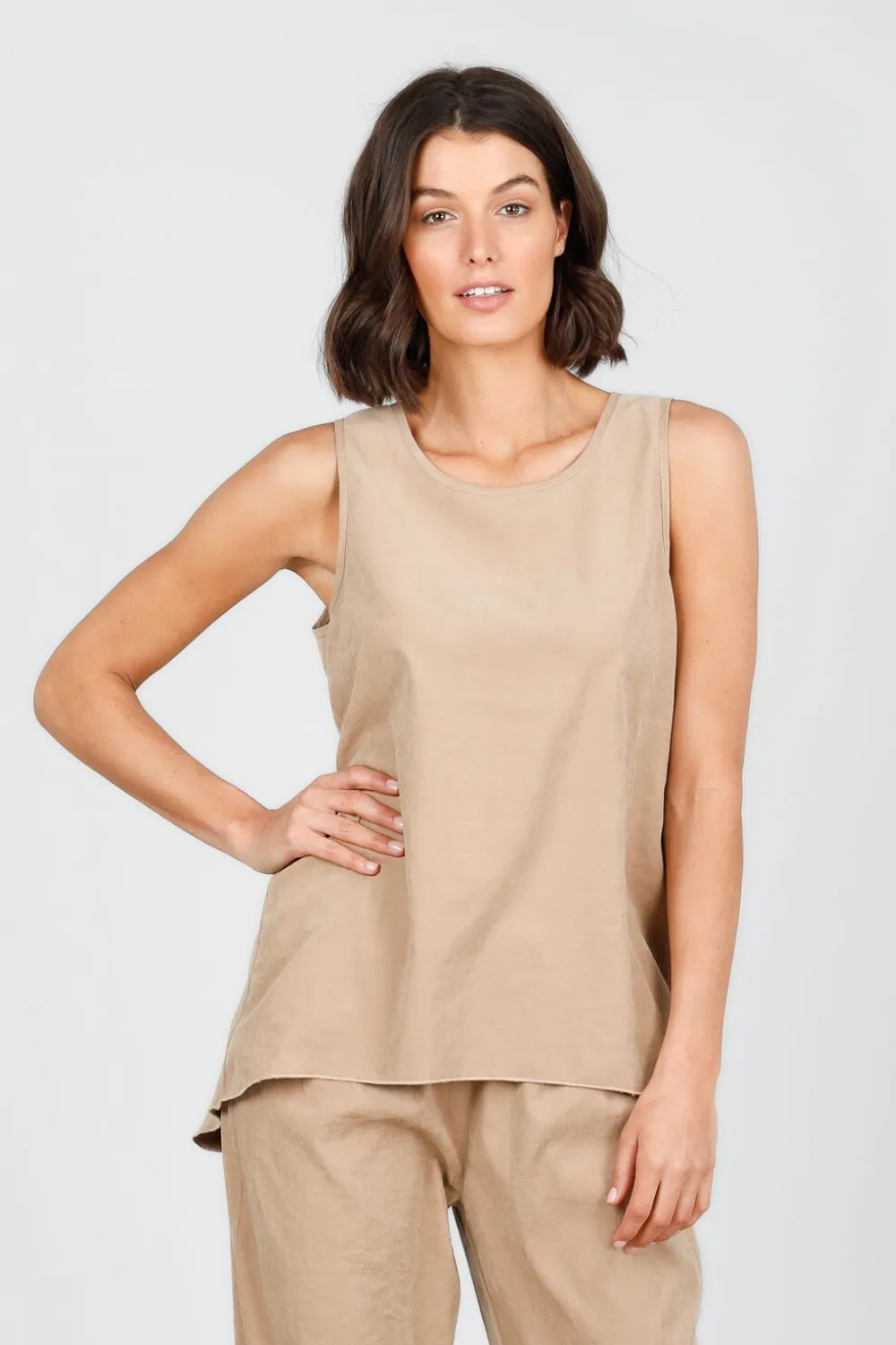 Numinous Top in Tan