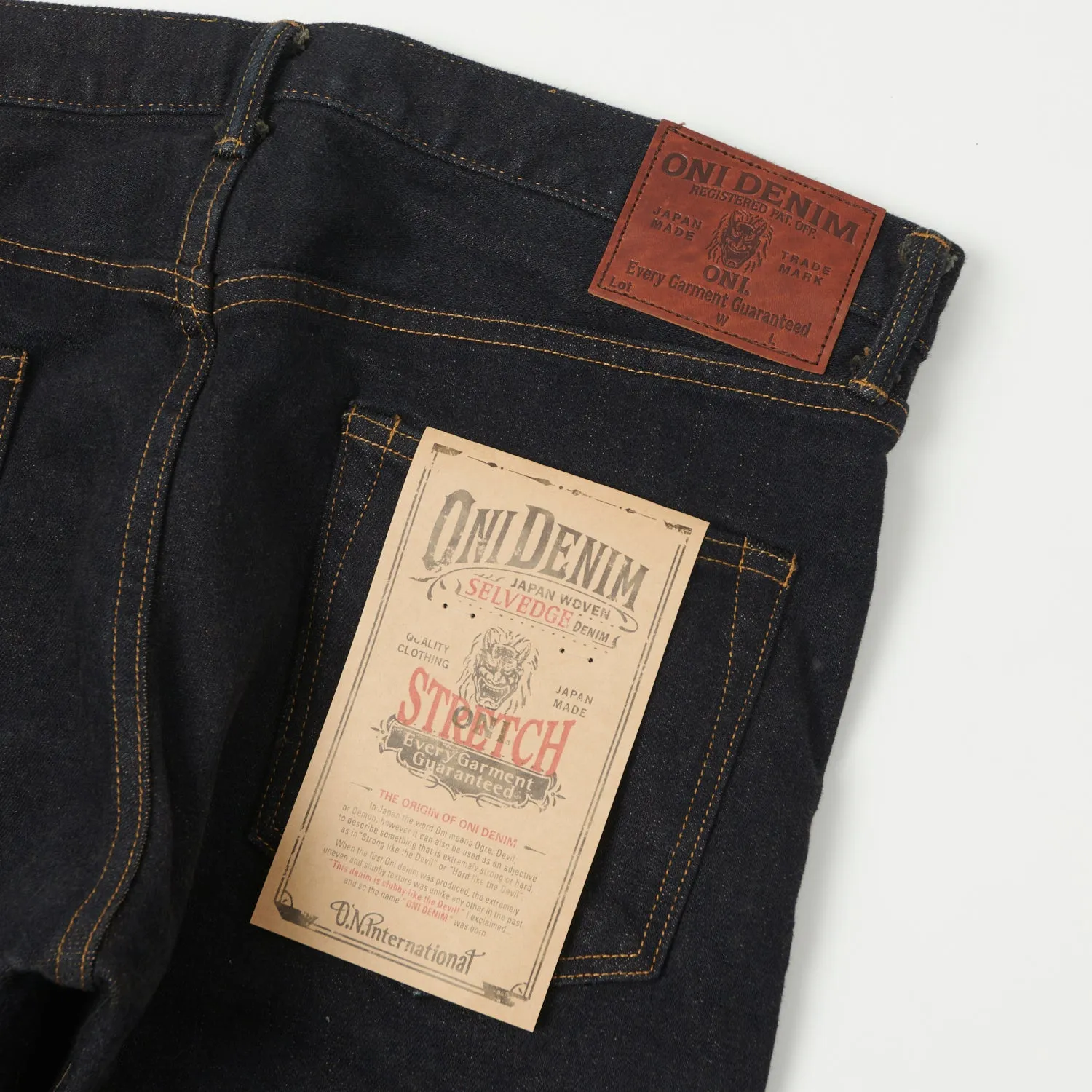 ONI 122S 15oz Slim Tapered Stretch Jean - Moca One Wash