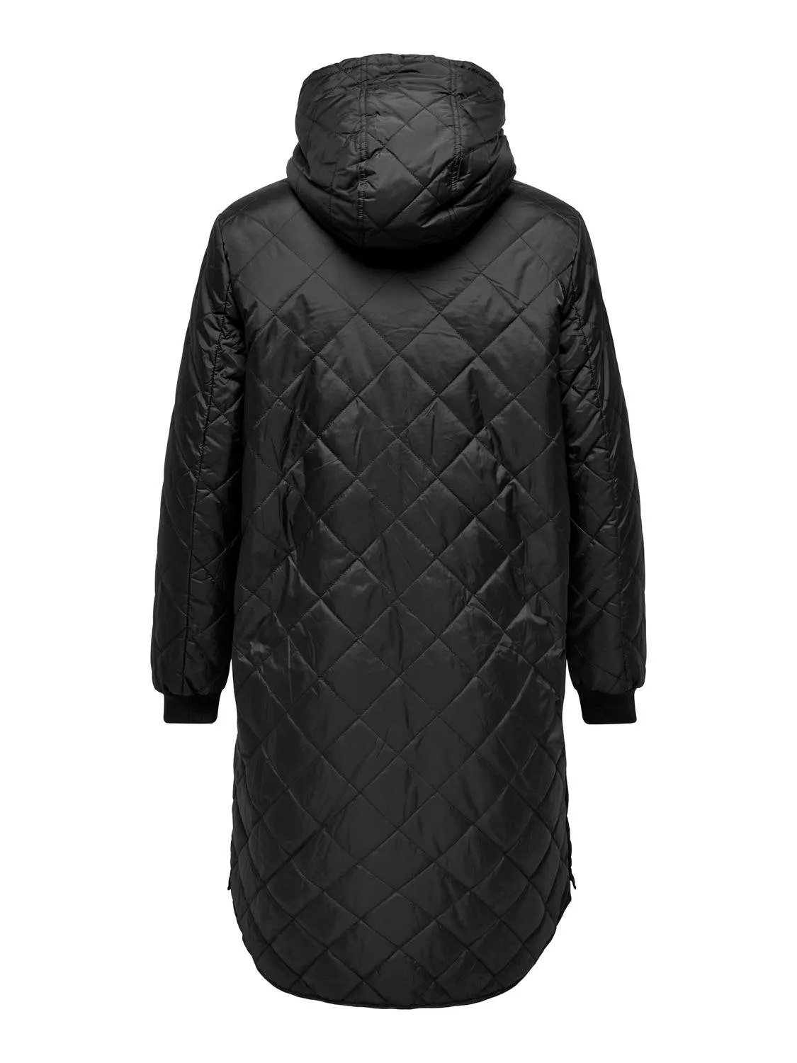 Only Carmakoma Sandy Quilted Coat in Black