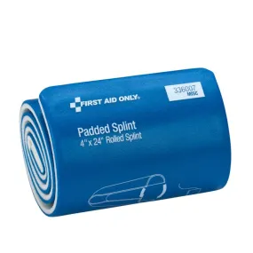 Padded Aluminum Foam Splint - Rolled 24" (61cm)