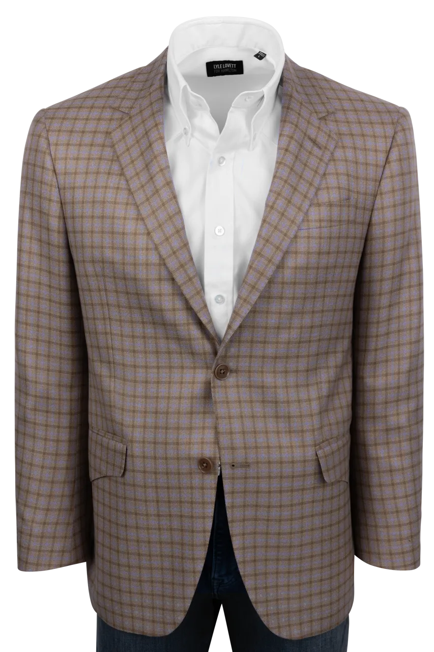 Pinto Ranch Tan Plaid Sport Coat