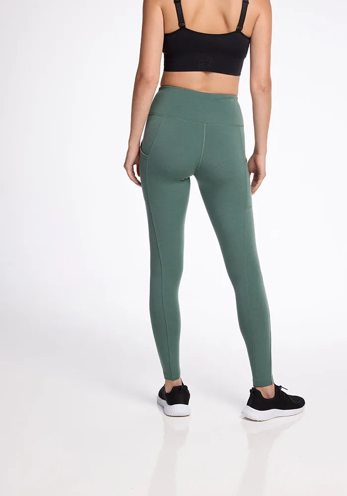 Piper Pocket Leggings - Duck Green