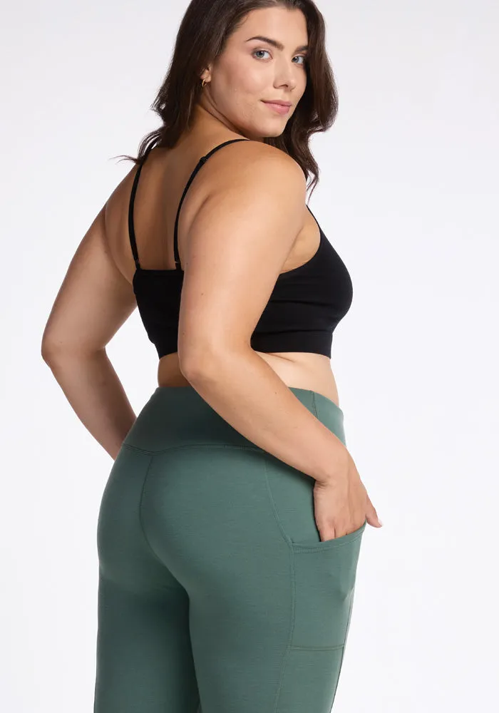 Piper Pocket Leggings - Duck Green