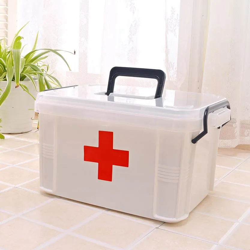 Plastic Multi-Layer First Aid Box