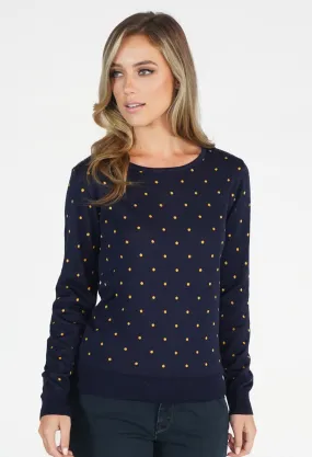 Polka Dot Pullover-1