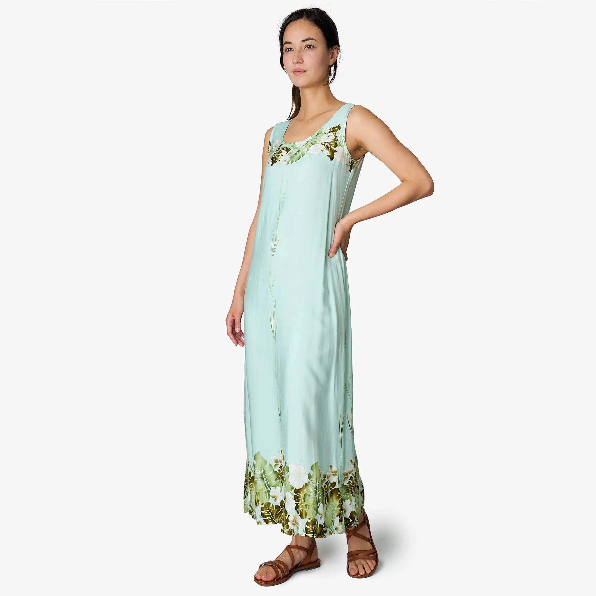 Poplin Border Dress