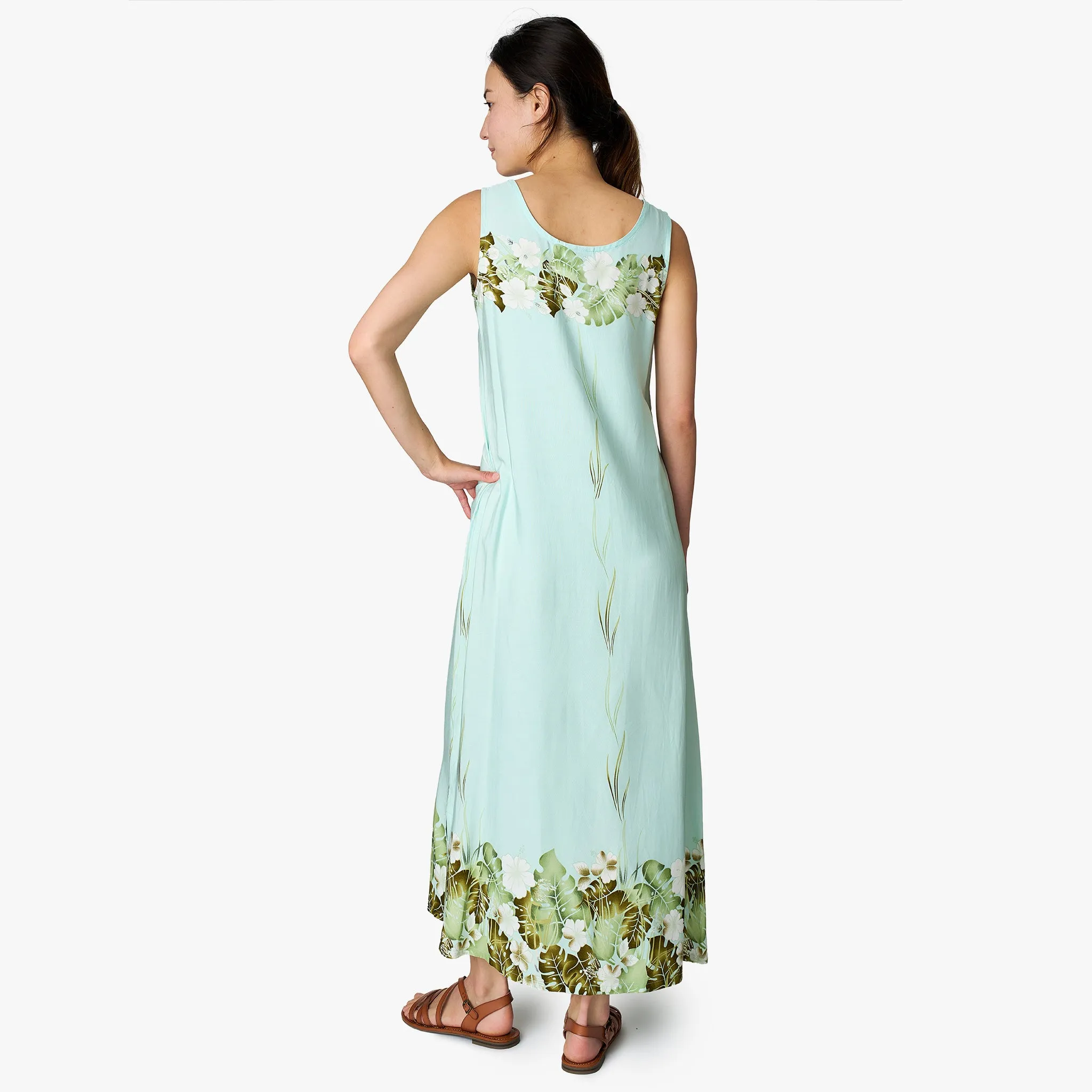 Poplin Border Dress