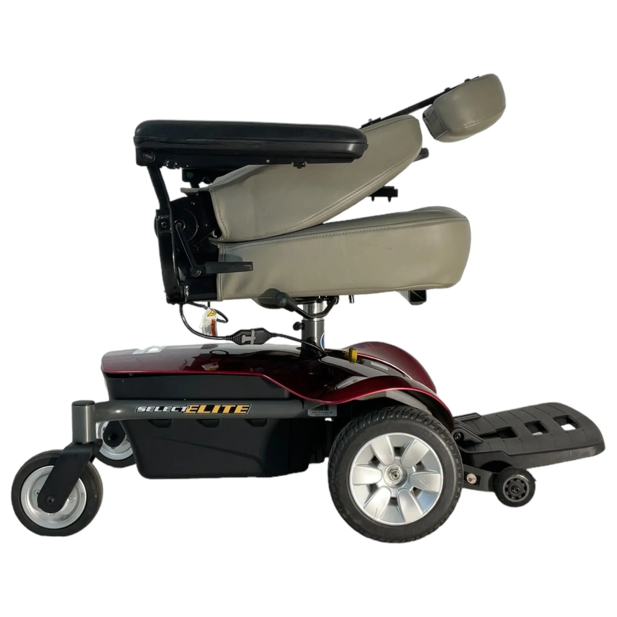 Pride Mobility Jazzy Select Elite Power Chair | 18 x 18 inch Seat | Swiveling & Folding Seat