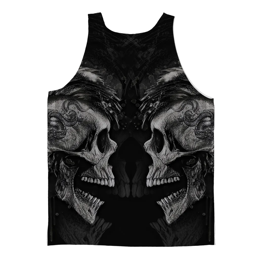 Punk Skull Sublimated Tank Top