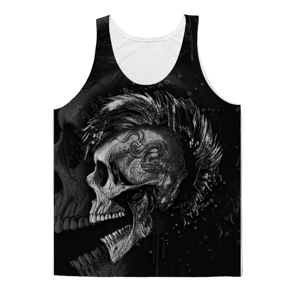 Punk Skull Sublimated Tank Top