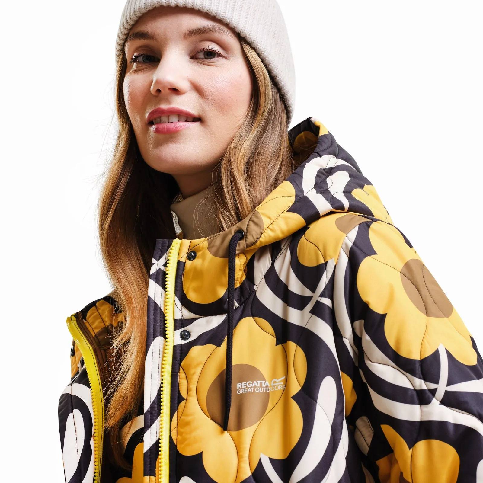 Regatta Womens Orla Kiely Longline Quilted Jacket