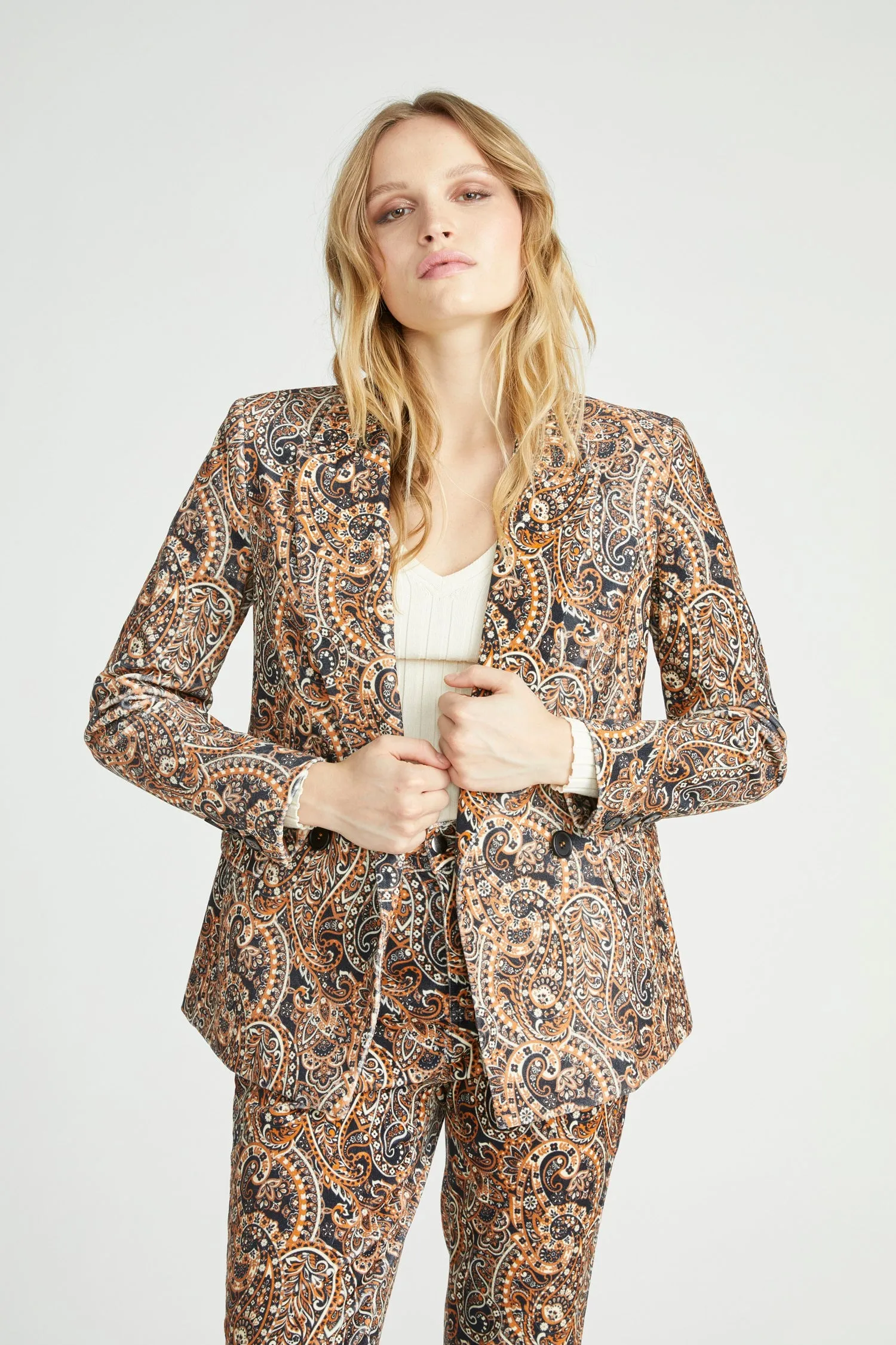 Relaxed Blazer - Poppin' Paisley