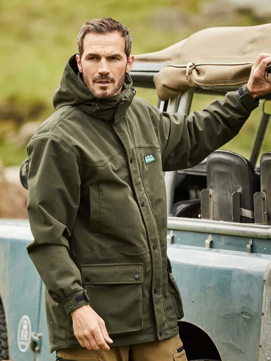 RIDGELINE Mens Torrent III Shooting Jacket - Forest Green