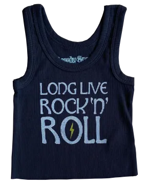 Rock N' Roll Crop Tank Top